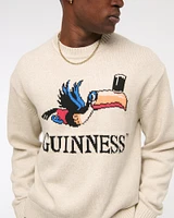 Oversized Guinness Graphic Crew Sweater