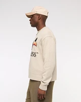 Oversized Guinness Graphic Crew Sweater