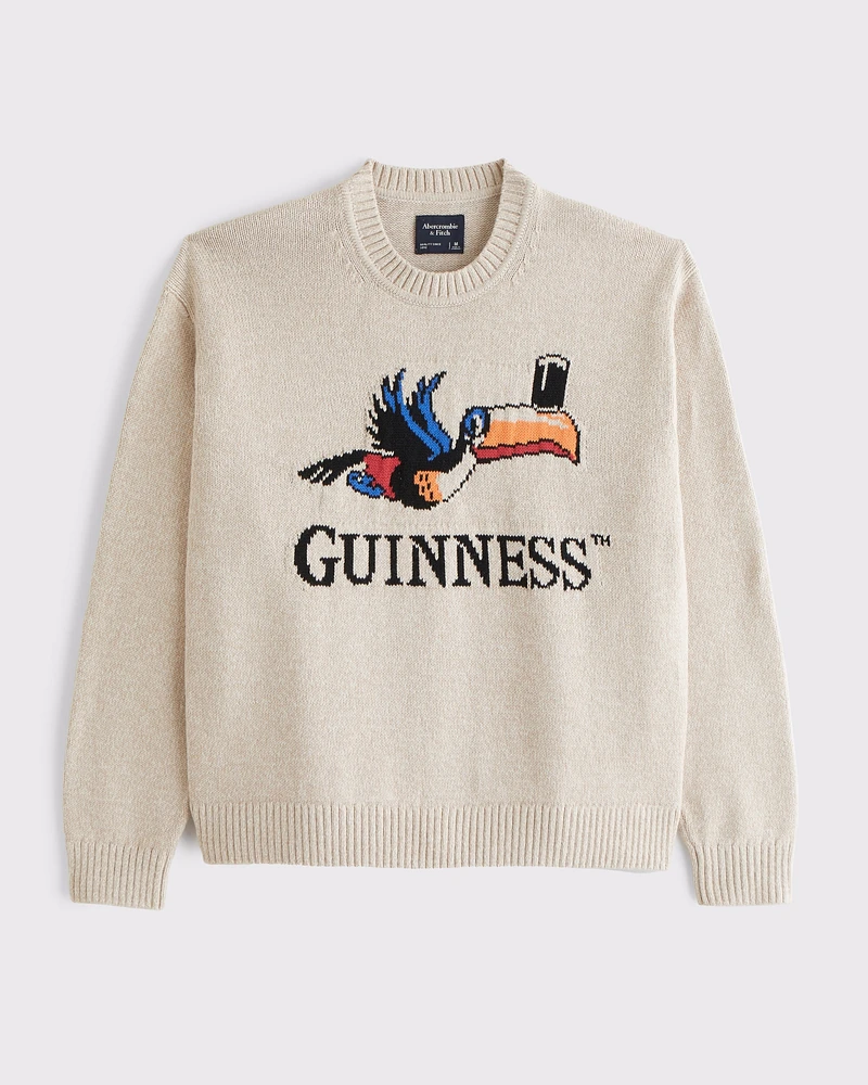 Oversized Guinness Graphic Crew Sweater