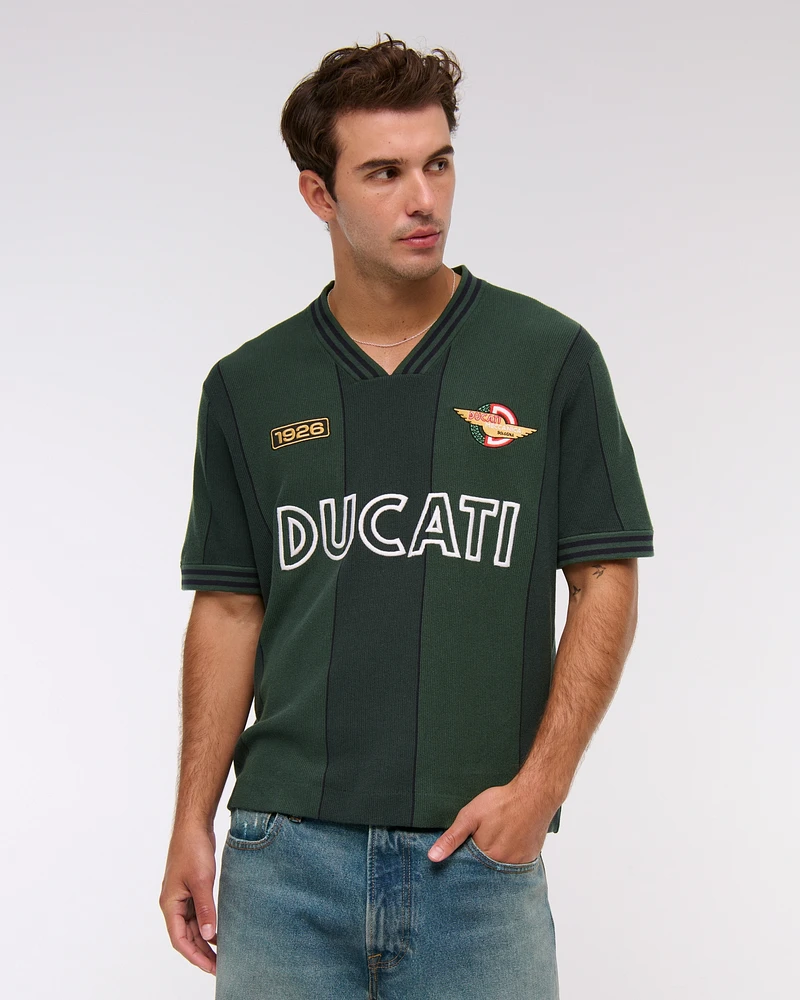 Ducati Soccer Jersey-Inspired Sweater