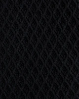 Diamond Stitch Button-Through Sweater Polo