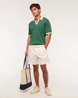 Blocked Johnny Collar Sweater Polo