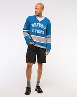 Detroit Lions Hockey Jersey-Inspired Sweater