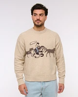 Scenic Western Crew Sweater