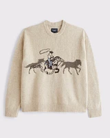 Scenic Western Crew Sweater