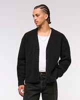 Textural Cropped Cardigan