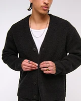 Textural Cropped Cardigan
