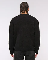 Textural Cropped Cardigan