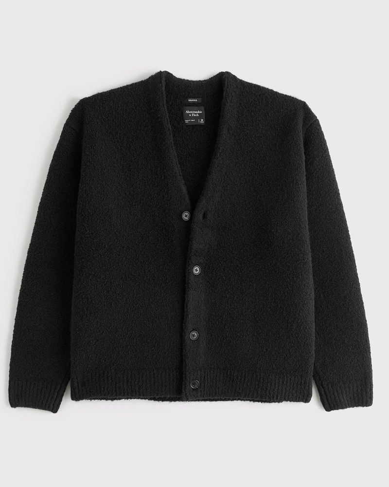 Textural Cropped Cardigan
