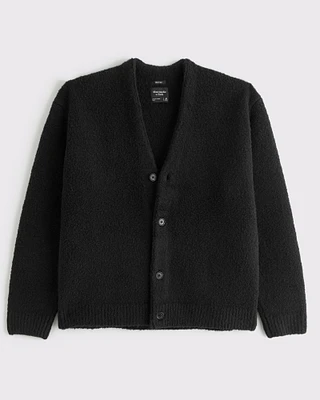 Textural Cropped Cardigan