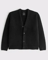 Textural Cropped Cardigan