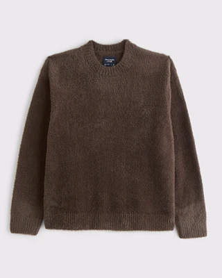 Oversized Fuzzy Crew Sweater