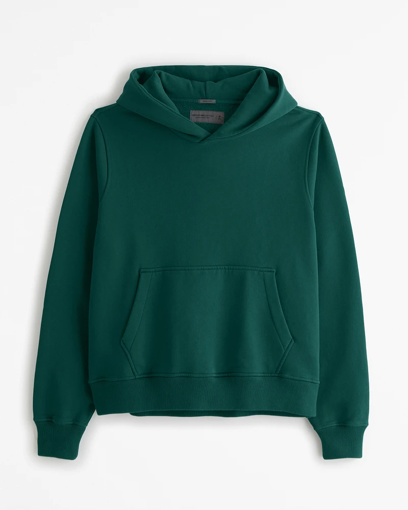 Essential Cropped Premium Heavyweight Popover Hoodie