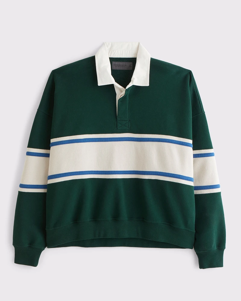 Cropped Essential Rugby Polo Sweatshirt