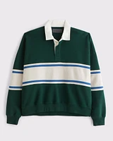 Cropped Essential Rugby Polo Sweatshirt