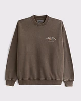 Ducks Graphic Crew Sweatshirt