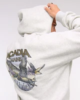 Acadia Graphic Popover Hoodie