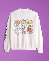 Pride Keith Haring Graphic Crew Sweatshirt