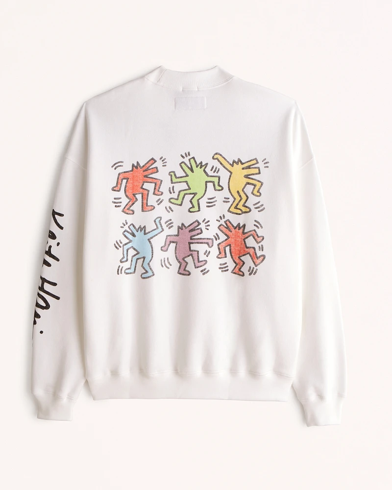 Pride Keith Haring Graphic Crew Sweatshirt