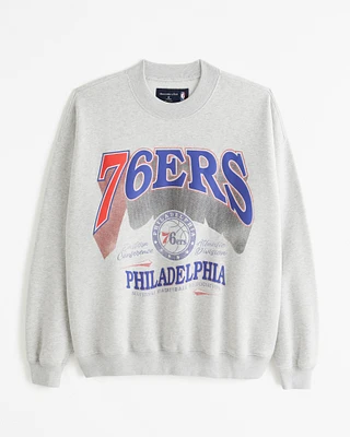 Philadelphia 76ers Graphic Crew Sweatshirt