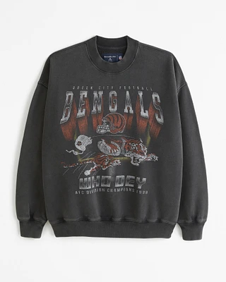 Vintage Rams Graphic Crew Sweatshirt