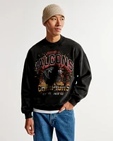 Atlanta Falcons Graphic Crew Sweatshirt