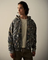 Essential Quilted Full-Zip Hoodie