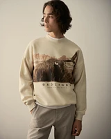 Badlands Graphic Crew Sweatshirt