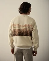 Badlands Graphic Crew Sweatshirt