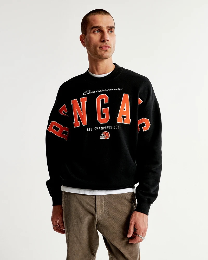Cincinnati Bengals Graphic Crew Sweatshirt
