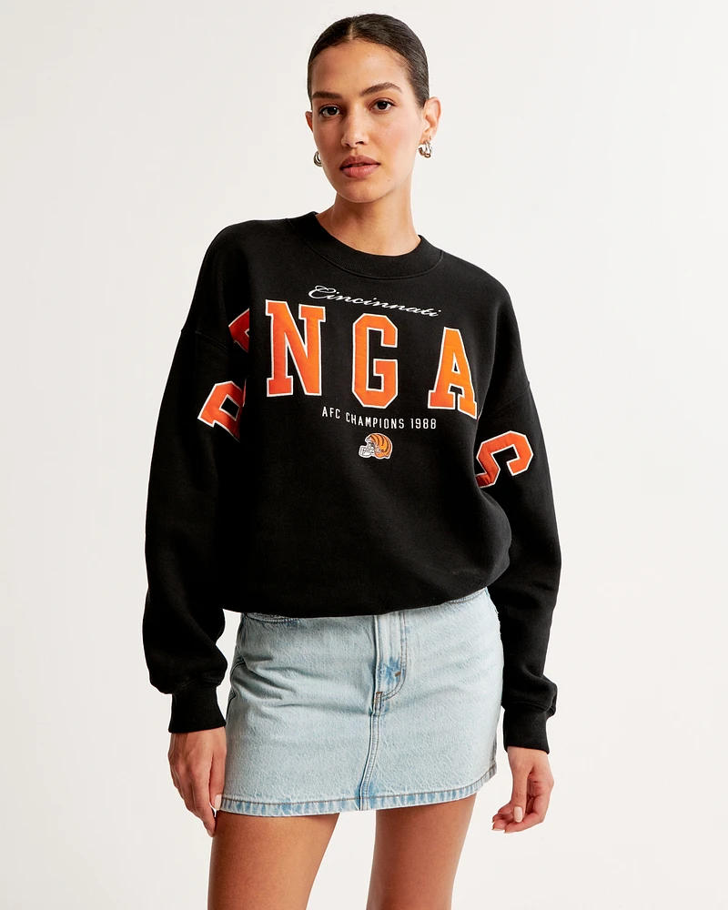 Cincinnati Bengals Graphic Crew Sweatshirt