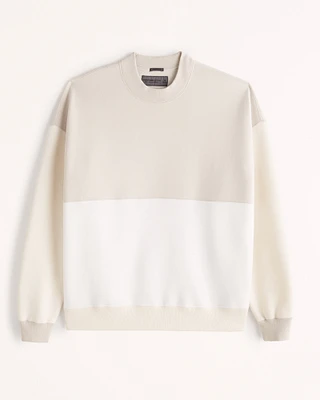 Essential Colorblock Crew Sweatshirt