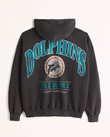 Miami Dolphins Graphic Popover Hoodie