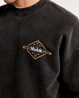 Modelo Graphic Crew Sweatshirt