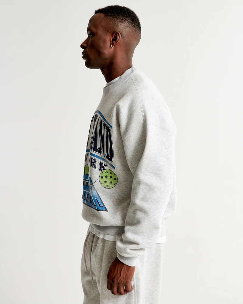 Fire Island Graphic Crew Sweatshirt