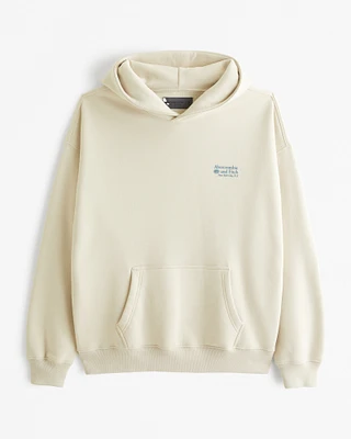 Print Logo Popover Hoodie