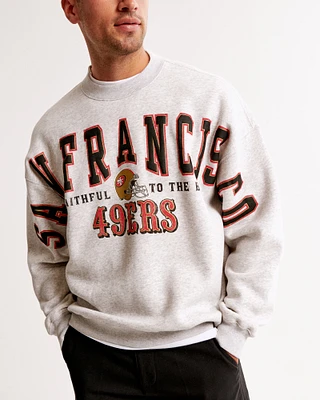 San Francisco 49ers Graphic Crew Sweatshirt
