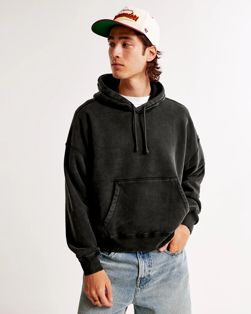 Essential Cropped Popover Hoodie