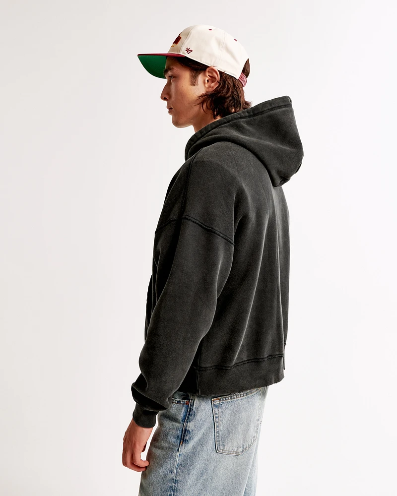 Essential Cropped Popover Hoodie