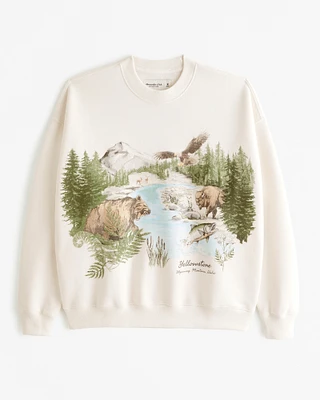 Yellowstone Graphic Crew Sweatshirt