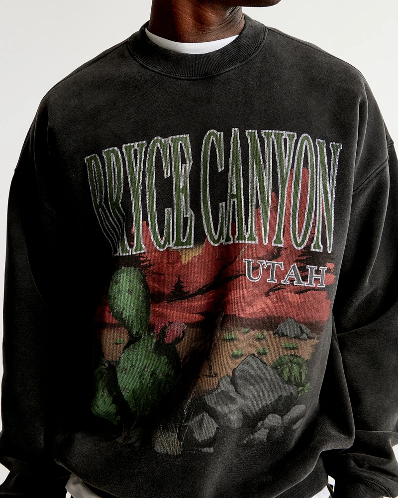 Bryce Canyon Graphic Crew Sweatshirt