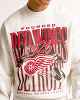 Detroit Red Wings Graphic Crew Sweatshirt