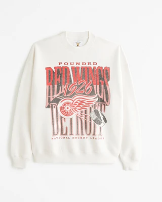 Detroit Red Wings Graphic Crew Sweatshirt