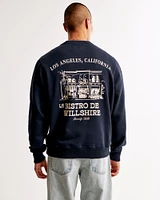 Premium Heavyweight Graphic Crew Sweatshirt