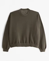 Cropped Essential Crew Sweatshirt