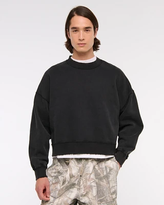 Essential Cropped Crew Sweatshirt