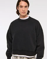 Essential Cropped Crew Sweatshirt