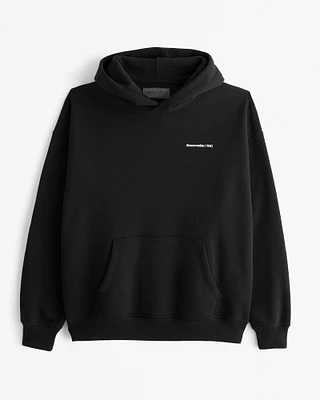 Micro-Logo Popover Hoodie