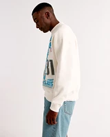 Calvin Johnson Graphic Crew Sweatshirt