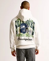 Seattle Seahawks Graphic Popover Hoodie